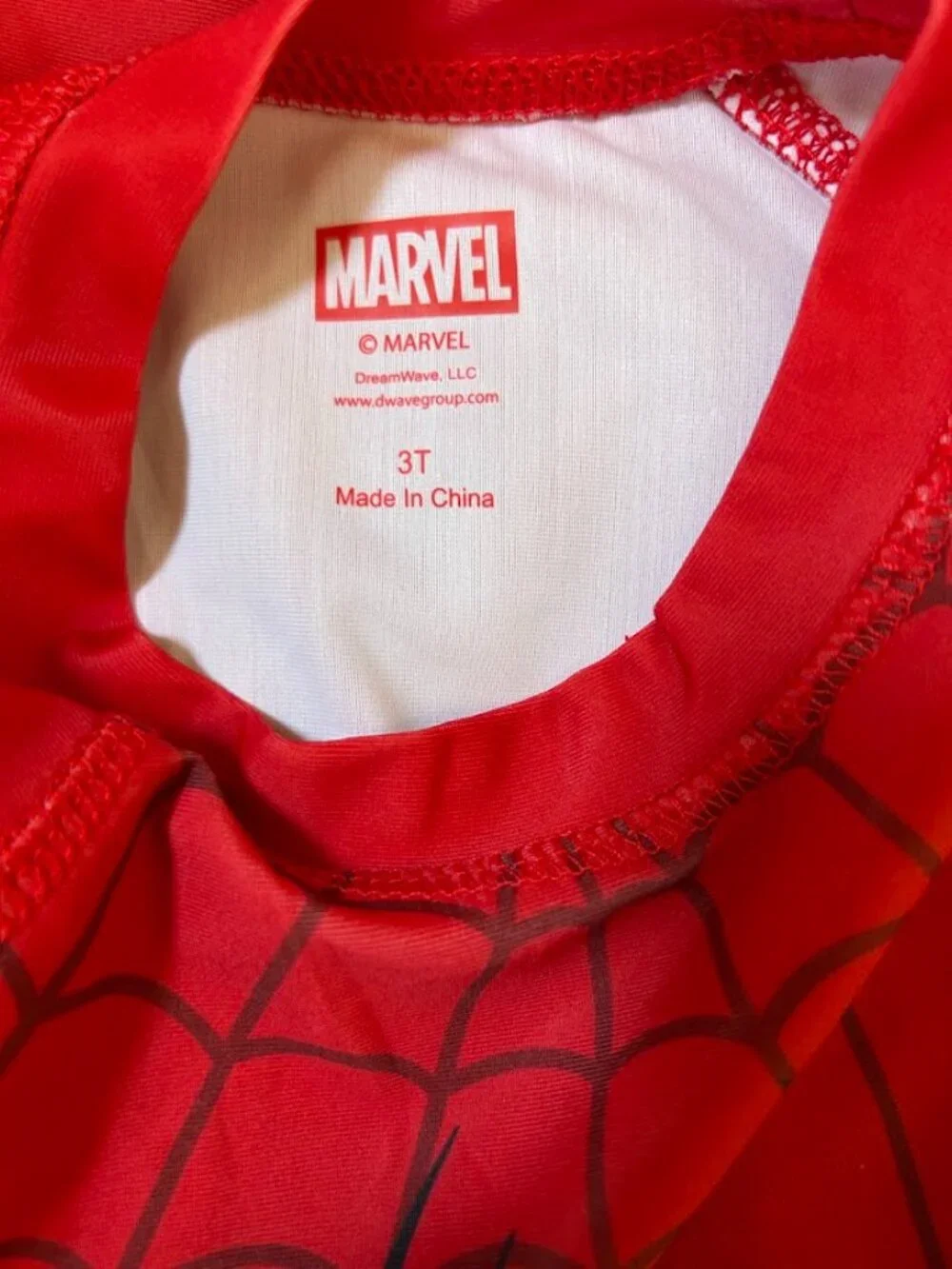 New! Marvel Spiderman Youth 2 Piece Rashguard and Swim Trunk Set